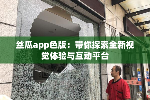 丝瓜app色版：带你探索全新视觉体验与互动平台