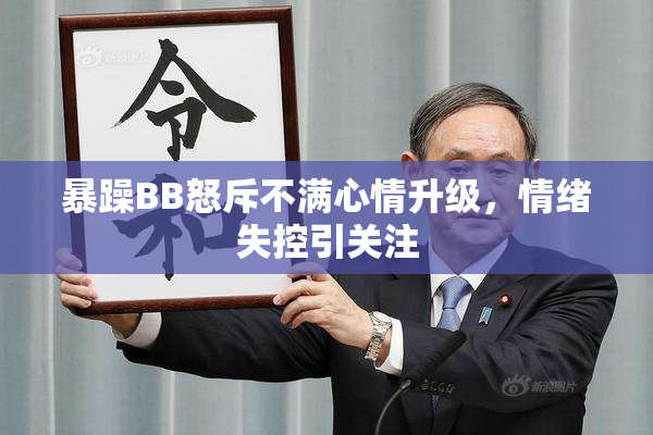 暴躁BB怒斥不满心情升级，情绪失控引关注