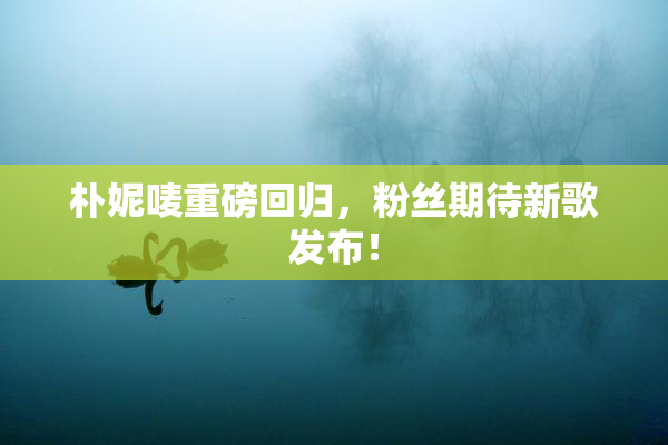 朴妮唛重磅回归，粉丝期待新歌发布！
