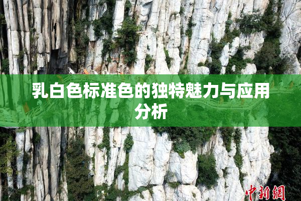 乳白色标准色的独特魅力与应用分析