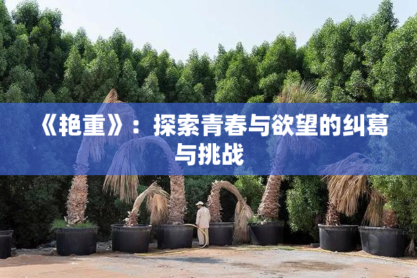 《艳重》：探索青春与欲望的纠葛与挑战