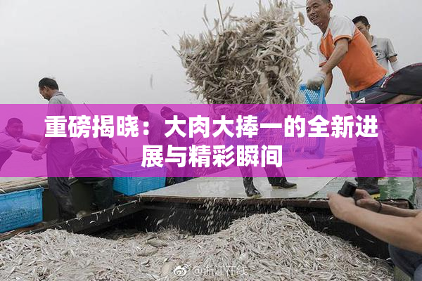 重磅揭晓：大肉大捧一的全新进展与精彩瞬间