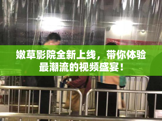 嫩草影院全新上线，带你体验最潮流的视频盛宴！