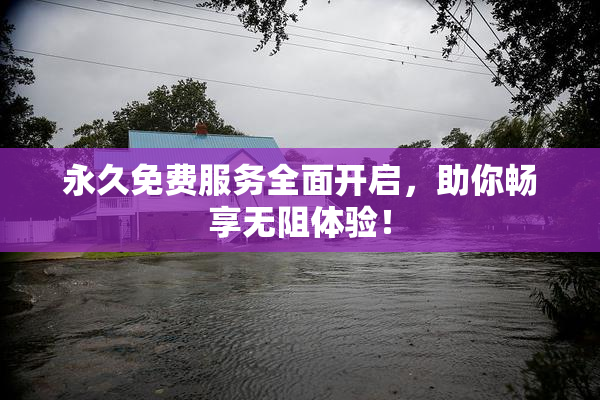永久免费服务全面开启，助你畅享无阻体验！