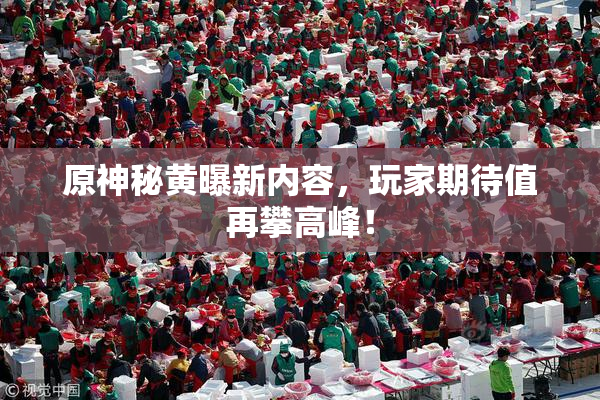 原神秘黄曝新内容，玩家期待值再攀高峰！