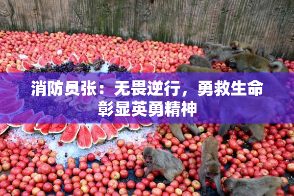 消防员张：无畏逆行，勇救生命彰显英勇精神