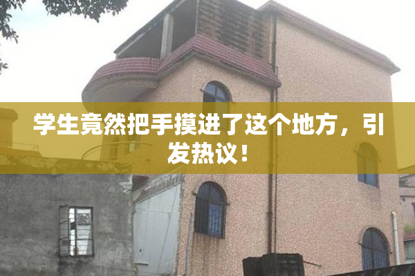 学生竟然把手摸进了这个地方，引发热议！