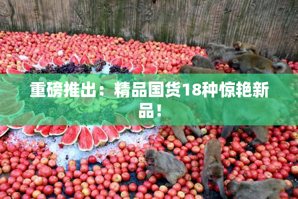 重磅推出：精品国货18种惊艳新品！