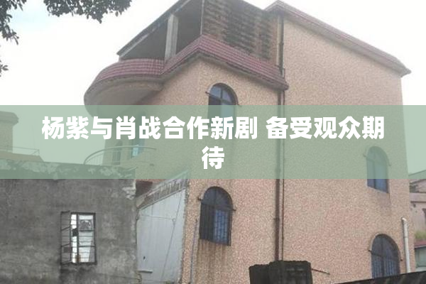 杨紫与肖战合作新剧 备受观众期待