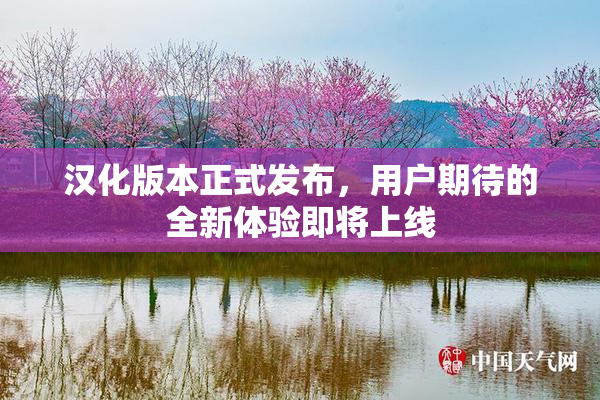 汉化版本正式发布，用户期待的全新体验即将上线