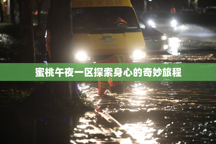 蜜桃午夜一区探索身心的奇妙旅程