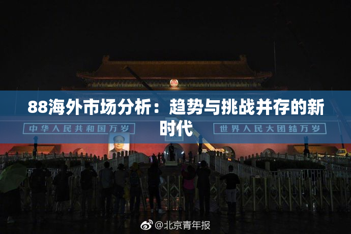 88海外市场分析：趋势与挑战并存的新时代