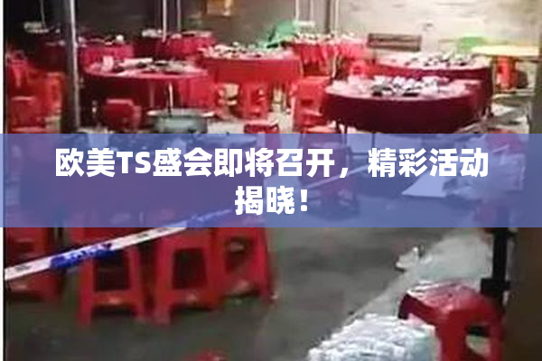欧美TS盛会即将召开，精彩活动揭晓！