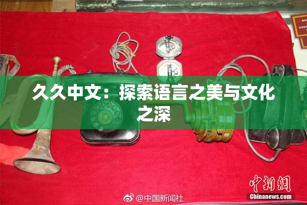 久久中文：探索语言之美与文化之深