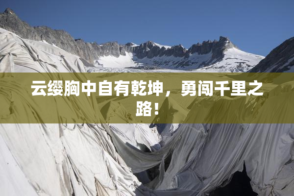 云缨胸中自有乾坤，勇闯千里之路！