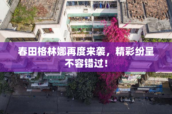 春田格林娜再度来袭，精彩纷呈不容错过！