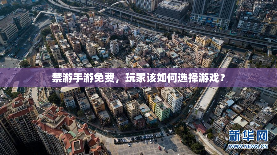 禁游手游免费，玩家该如何选择游戏？