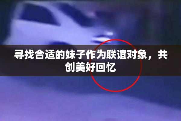 寻找合适的妹子作为联谊对象，共创美好回忆