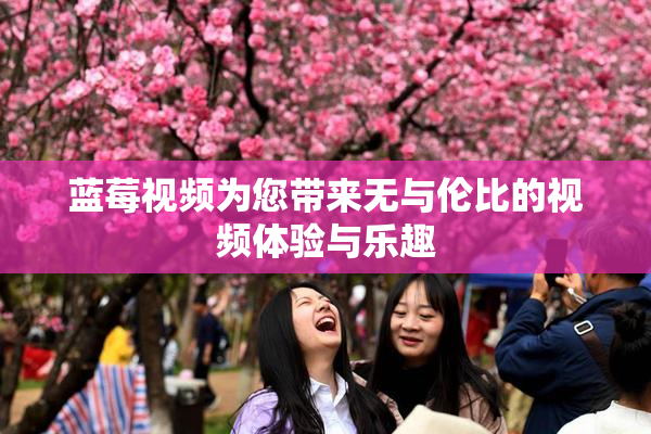 蓝莓视频为您带来无与伦比的视频体验与乐趣