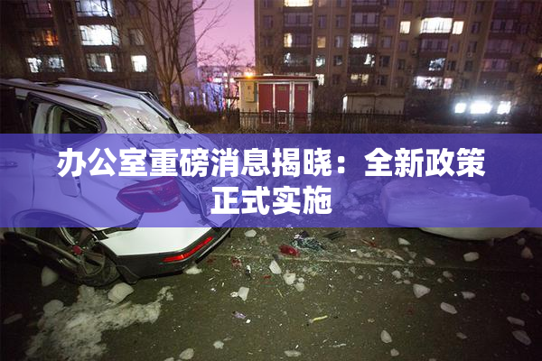 办公室重磅消息揭晓：全新政策正式实施