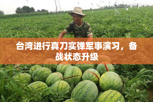 台湾进行真刀实弹军事演习，备战状态升级