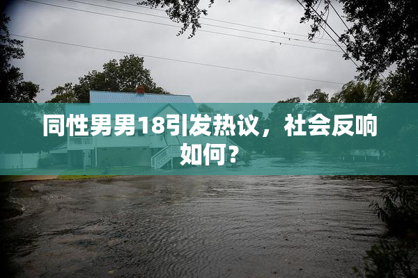 同性男男18引发热议，社会反响如何？