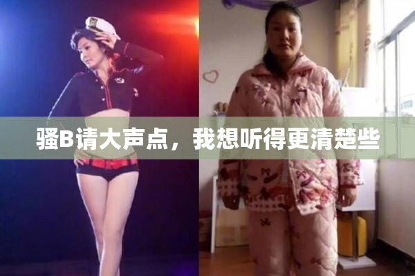 骚B请大声点，我想听得更清楚些