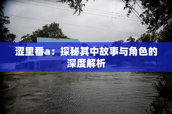 涩里番a：探秘其中故事与角色的深度解析