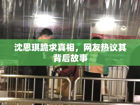 沈思琪跪求真相，网友热议其背后故事