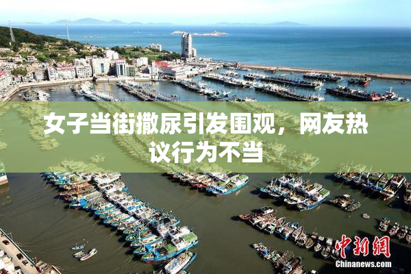 女子当街撒尿引发围观，网友热议行为不当