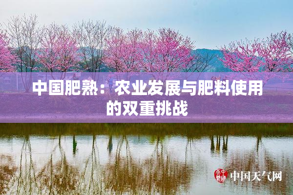 中国肥熟：农业发展与肥料使用的双重挑战