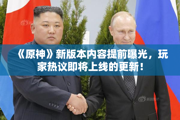 《原神》新版本内容提前曝光，玩家热议即将上线的更新！