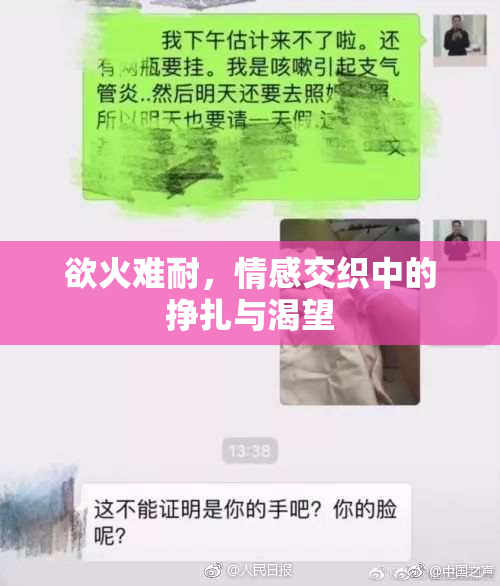 欲火难耐，情感交织中的挣扎与渴望