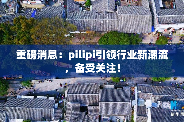 重磅消息：pilipi引领行业新潮流，备受关注！