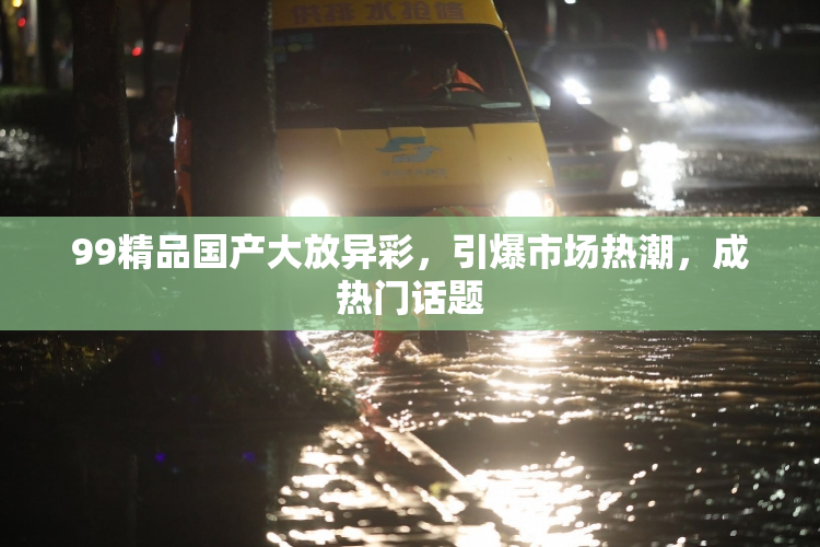 99精品国产大放异彩，引爆市场热潮，成热门话题