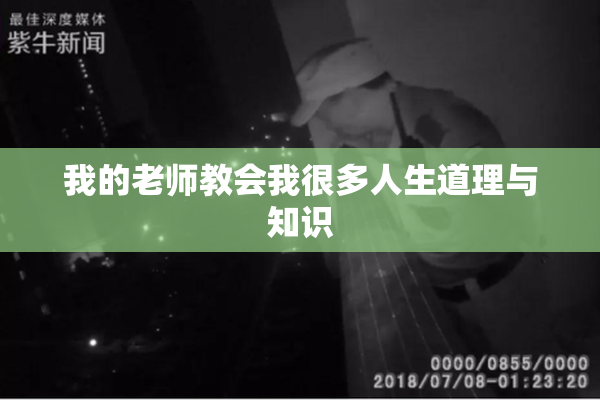 我的老师教会我很多人生道理与知识