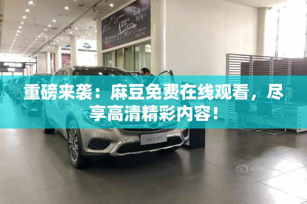 重磅来袭：麻豆免费在线观看，尽享高清精彩内容！