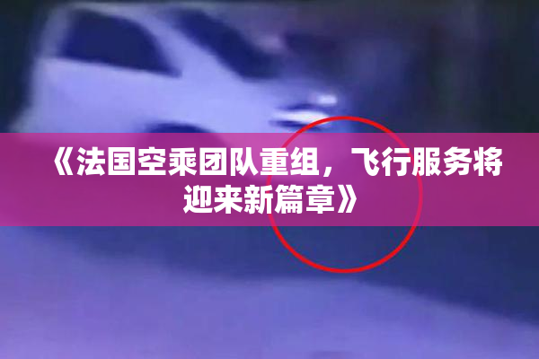 《法国空乘团队重组，飞行服务将迎来新篇章》