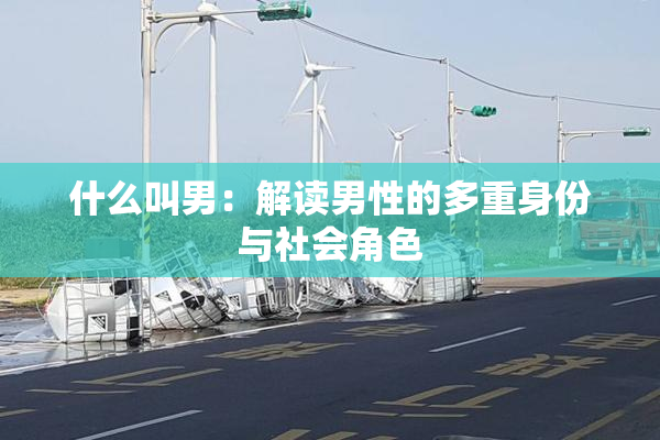 什么叫男：解读男性的多重身份与社会角色