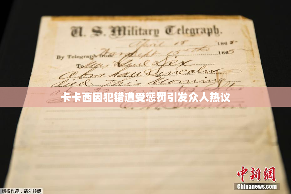 卡卡西因犯错遭受惩罚引发众人热议