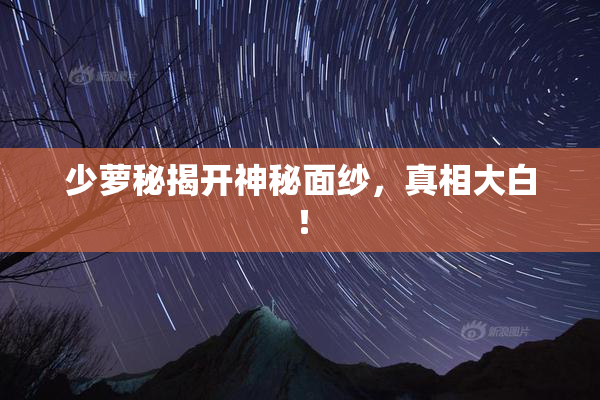 少萝秘揭开神秘面纱，真相大白！