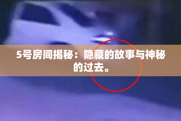 5号房间揭秘：隐藏的故事与神秘的过去。