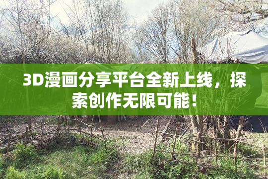 3D漫画分享平台全新上线，探索创作无限可能！