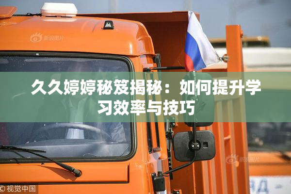 久久婷婷秘笈揭秘：如何提升学习效率与技巧