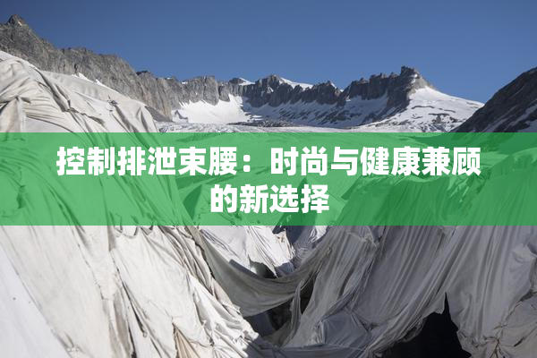 控制排泄束腰：时尚与健康兼顾的新选择
