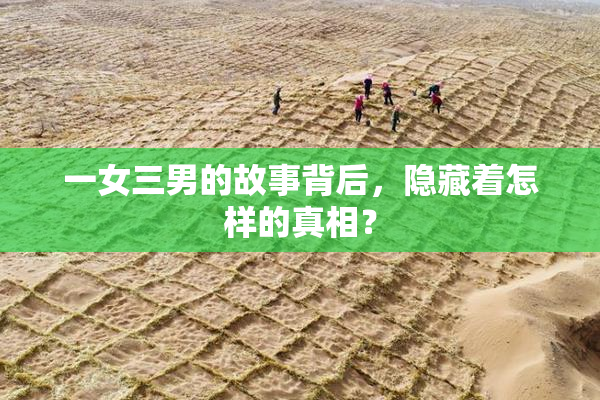 一女三男的故事背后，隐藏着怎样的真相？