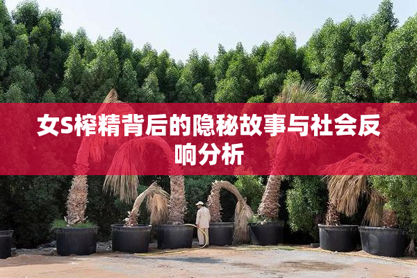 女S榨精背后的隐秘故事与社会反响分析