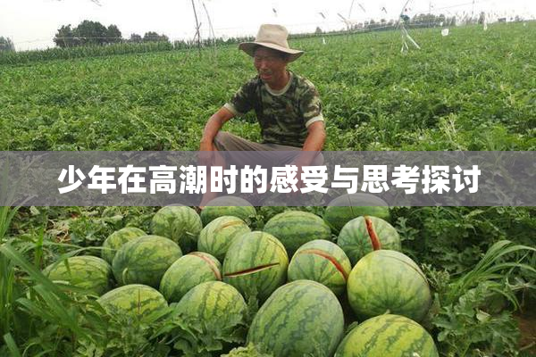 少年在高潮时的感受与思考探讨