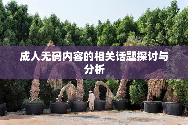 成人无码内容的相关话题探讨与分析