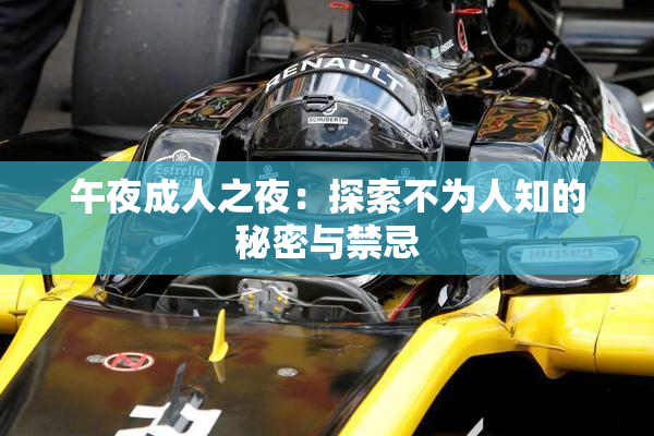 午夜成人之夜：探索不为人知的秘密与禁忌